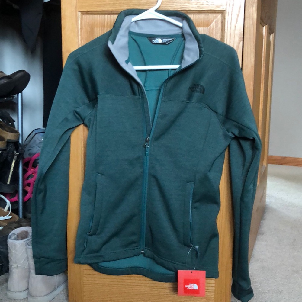 Women’s Jasper Green Northface Full Zip